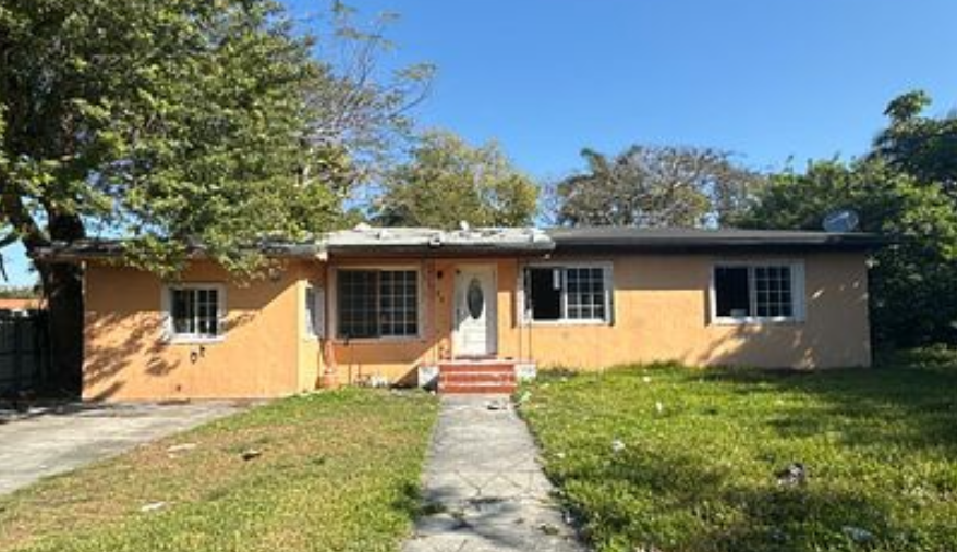 Front exterior before renovation