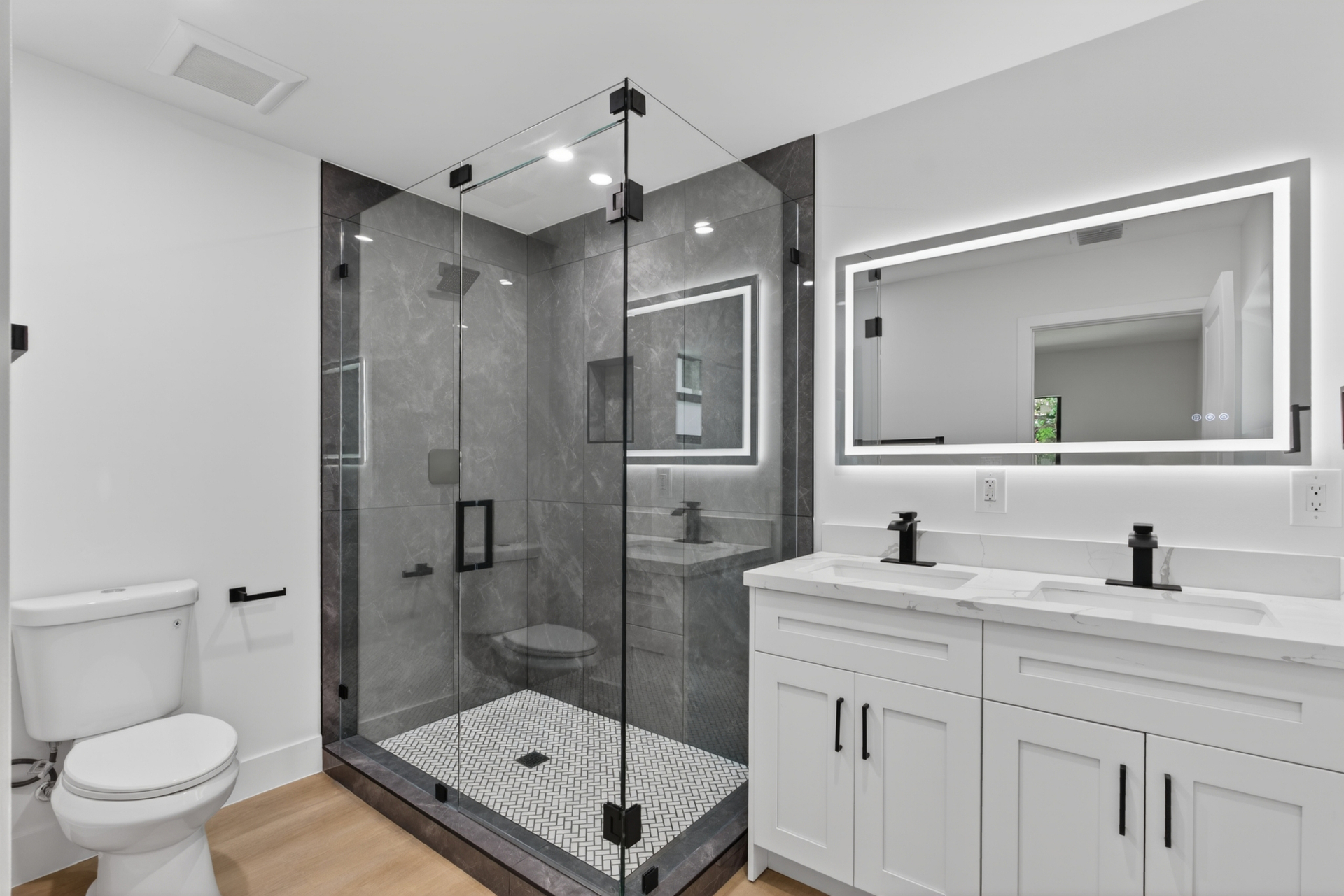 Primary bath after renovation